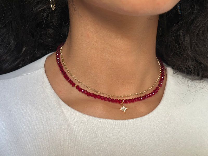 Red Crystal & Star Duo